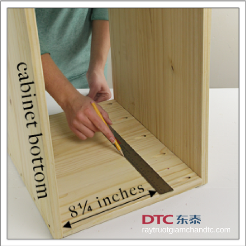 Đánh dấu vị trí của ray trượt ngăn kéo Đánh dấu vị trí của ray trượt ngăn kéo