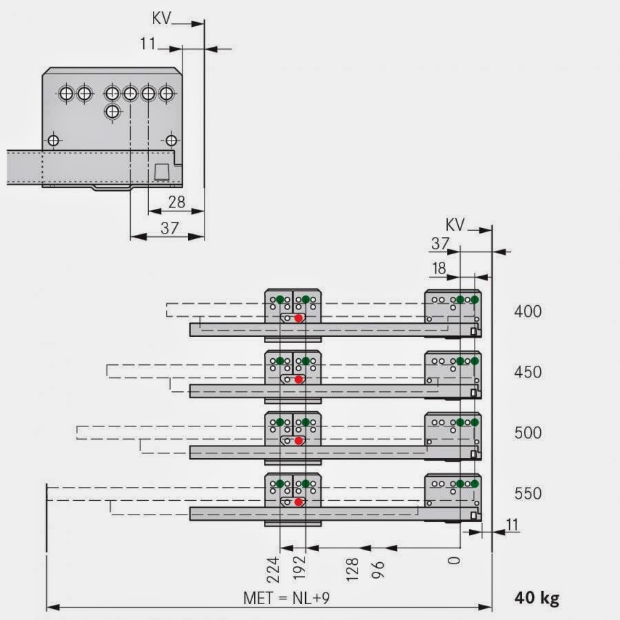 Đo đạc kích thước ngăn kéo tủ để chọn ray trượt phù hợp Đo đạc kích thước ngăn kéo tủ để chọn ray trượt phù hợp