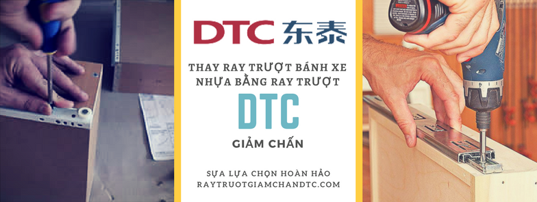 Thay thanh trượt ngăn kéo hỏng bằng ray bi 3 tầng giảm chấn DTC chất lượng đảm bảo Thay thanh trượt ngăn kéo hỏng bằng ray bi 3 tầng giảm chấn DTC chất lượng đảm bảo