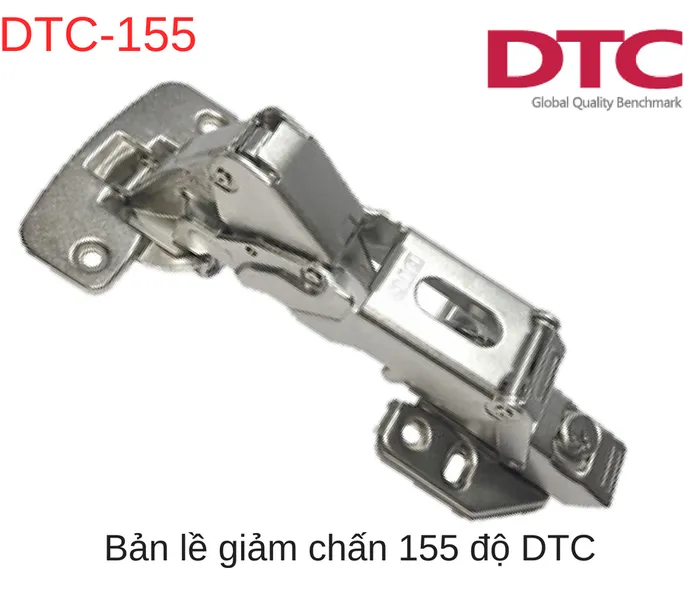 Bản lề giảm chấn 155 độ DTC