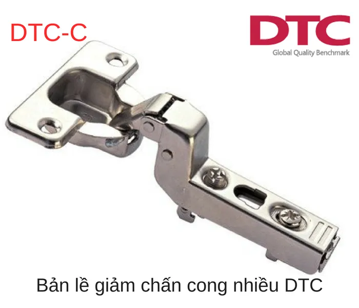 Bản lề giảm chấn cong nhiều DTC