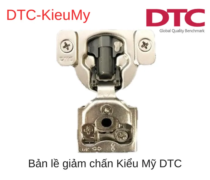 Bản lề giảm chấn kiểu mỹ DTC