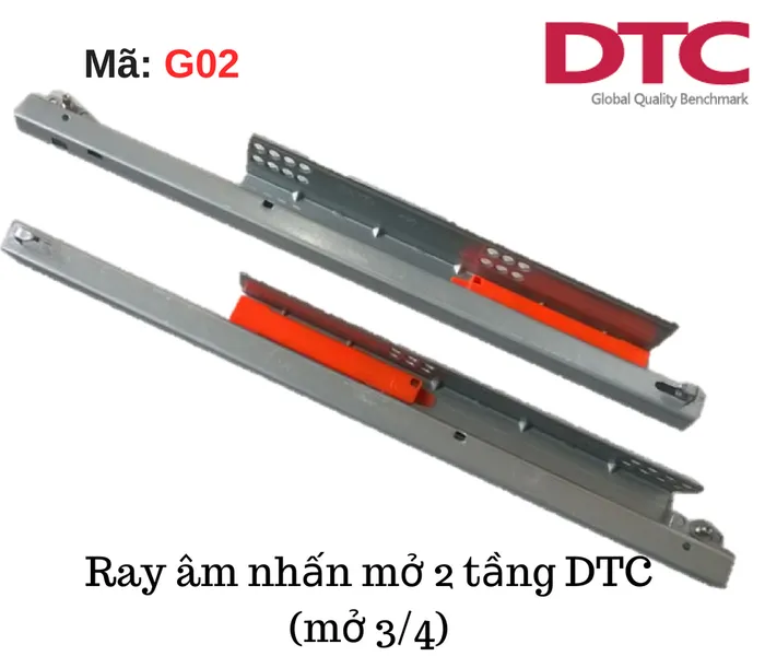 Ray âm DTC 2 tầng nhấn bật mở 3 phần 4
