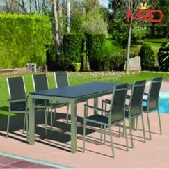 BÀN GHẾ INOX G4