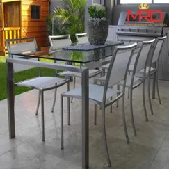 BÀN GHẾ INOX G6