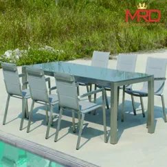 BÀN GHẾ INOX G8