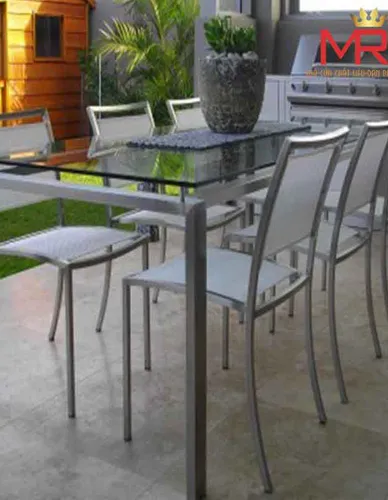 BÀN GHẾ INOX G6