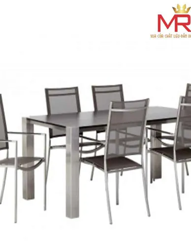 BÀN GHẾ INOX G7