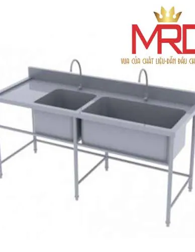 BÀN INOX 2 HỘT
