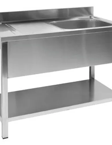THIẾT BỊ CHẬU RỬA GIÁ KỆ INOX I02