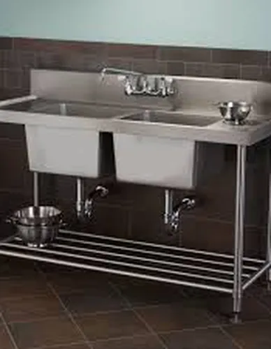 THIẾT BỊ CHẬU RỬA GIÁ KỆ INOX I09