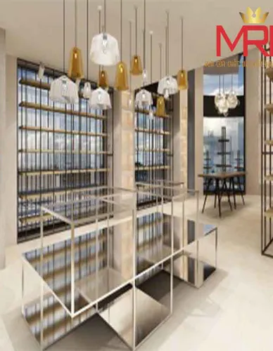 TỦ KỆ SHOP SHOWROOM INOX M02