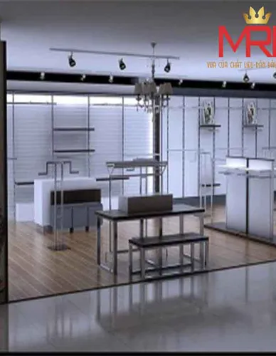 TỦ KỆ SHOP SHOWROOM INOX M11
