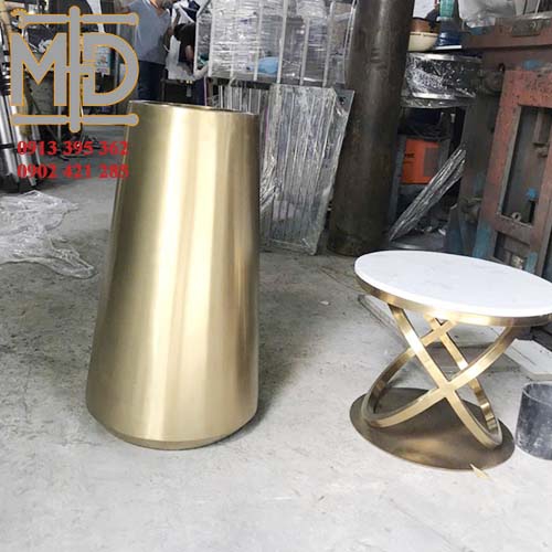 Bồn chậu hoa inox