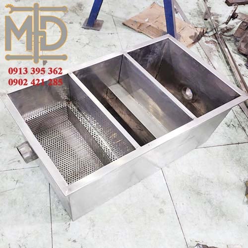 Bể tách mỡ inox