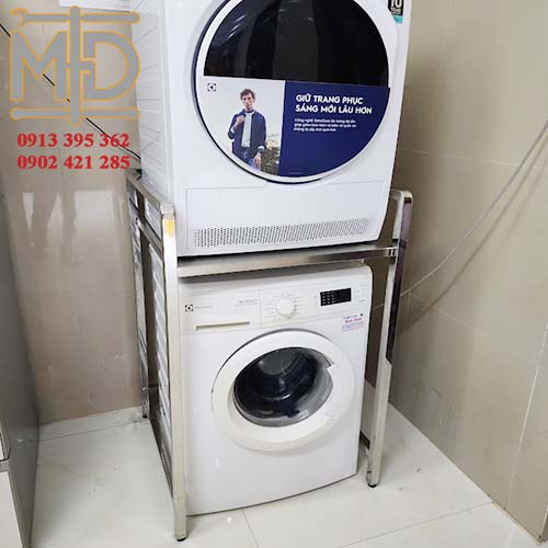 Kệ giặt sấy inox 304