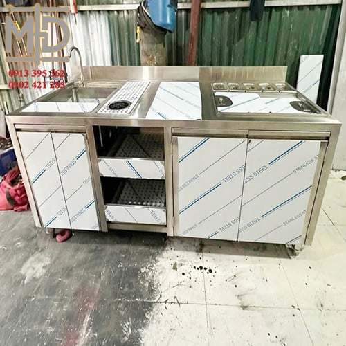Quầy Tủ Inox - TQB.05