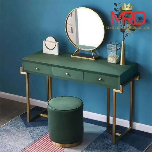 Bàn trang điểm chân inox-BTD.04