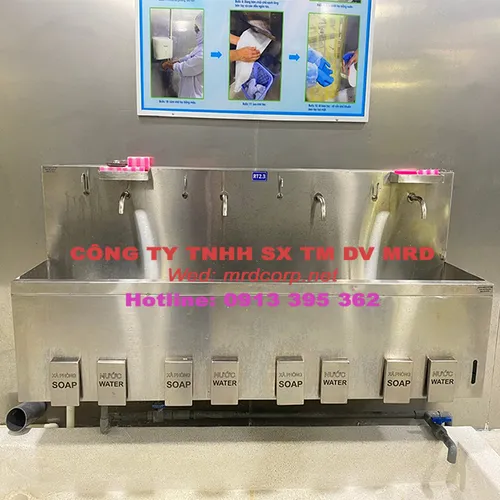 BỒN RỬA TAY INOX PHÒNG SẠCH - RTI.01