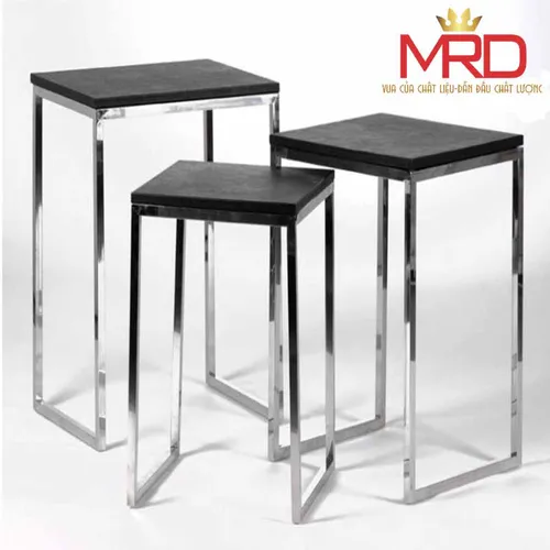 Ghế bàn ăn chân inox-GBA.04