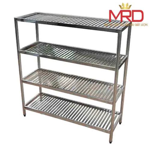 Kệ inox 4 tầng-KBC.01
