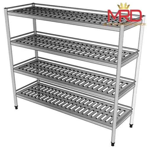 Kệ inox 4 tầng-KBC.04
