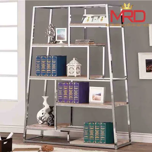 Kệ sách khung Inox - KS.06
