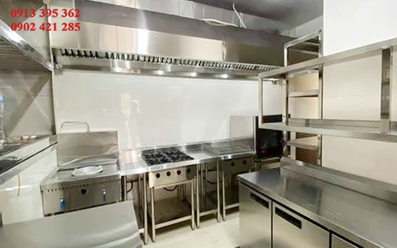 Sản xuất gia công thiết bị inox bếp công nghiệp