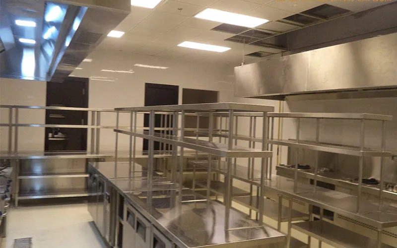 Gia công kệ inox công nghiệp