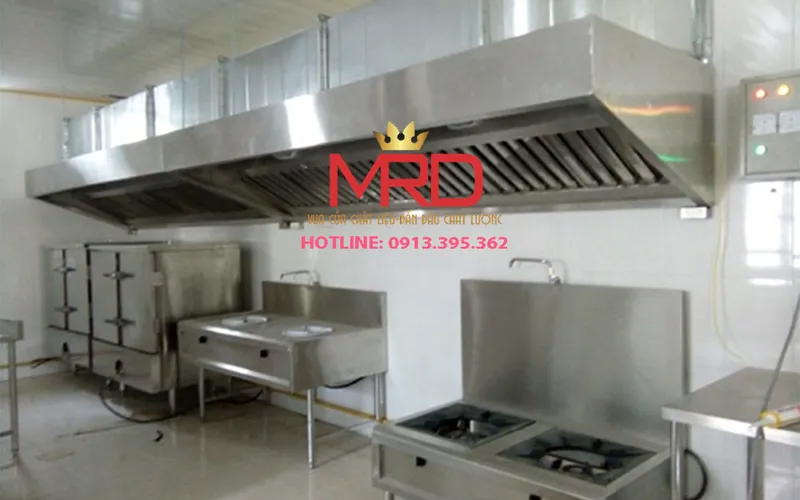 Gia công và thi công hệ thống khói, hút mùi bếp công nghiệp
