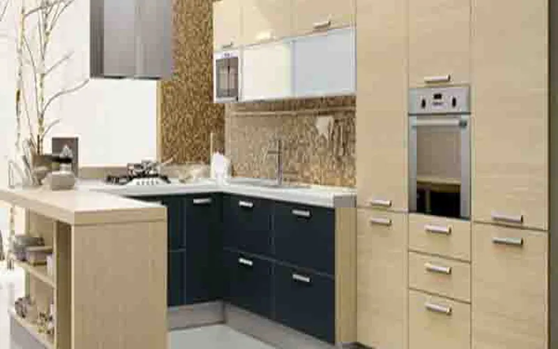 Thiết kế tủ bếp năng động hiện đại