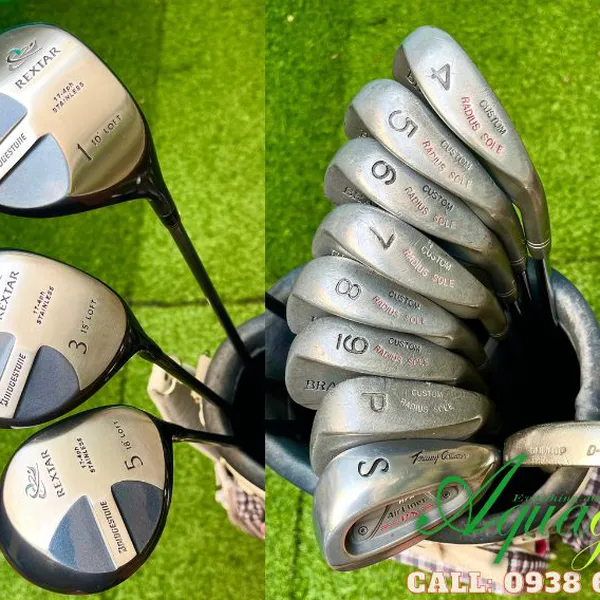 Bộ gậy đánh golf cũ Nam Brainerd Custom R