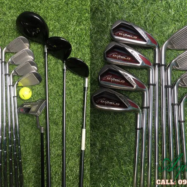 Bộ gậy đánh golf cũ Nam Callaway Diablo Uniflex R