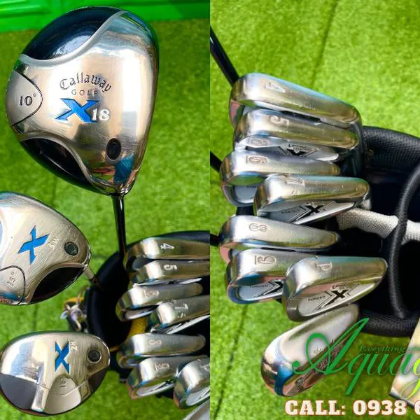 Bộ gậy đánh golf cũ Nam Callaway ForgedX Project S