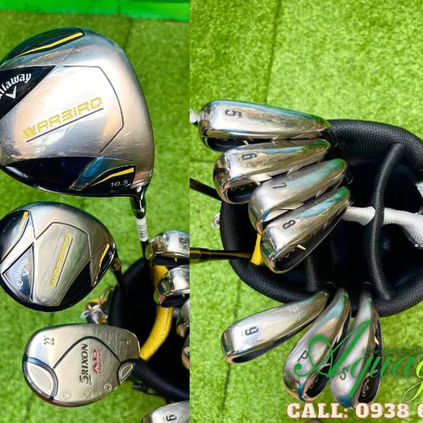 Bộ gậy đánh golf cũ Nam Callaway Warbird R