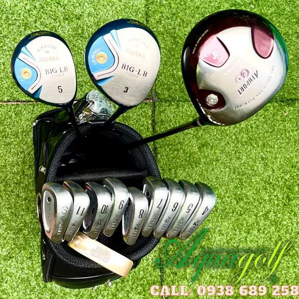 Bộ gậy đánh golf cũ Nam Honma LB708 1 sao R1
