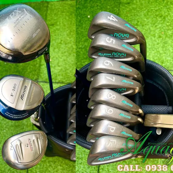 Bộ gậy đánh golf cũ Nam Mizuno Nova Dynamic R