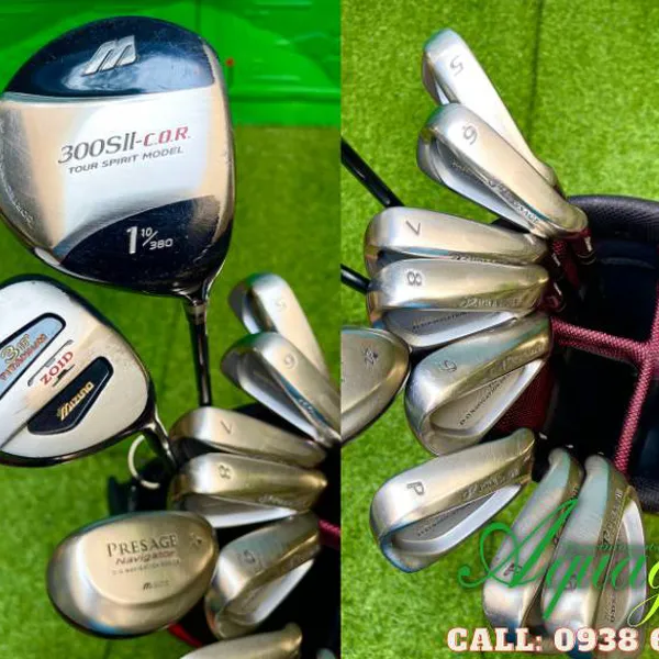 Bộ gậy đánh golf cũ Nam Mizuno Presage R