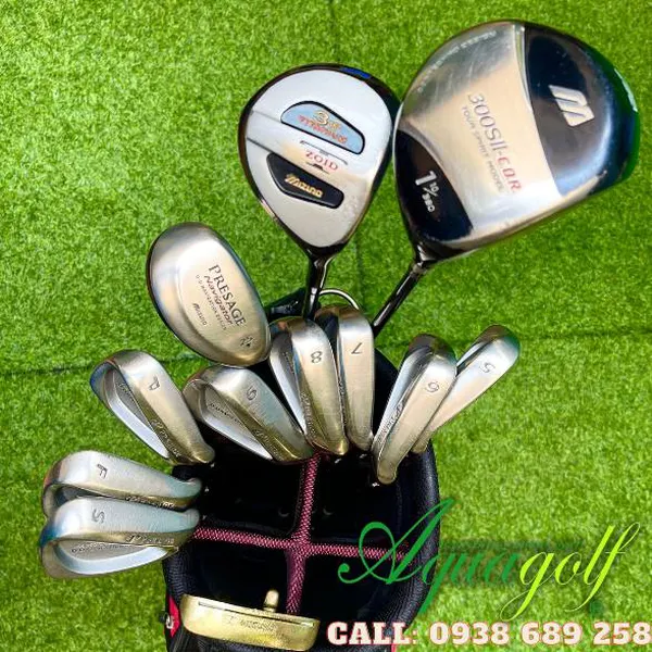 Bộ gậy đánh golf cũ Nam Mizuno Presage R