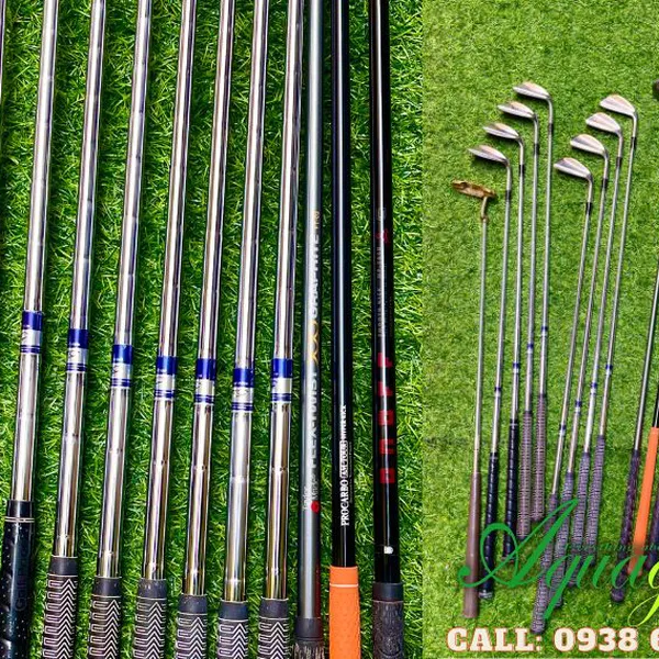 Bộ gậy đánh golf cũ Nam Mizuno SilverCup Steel R