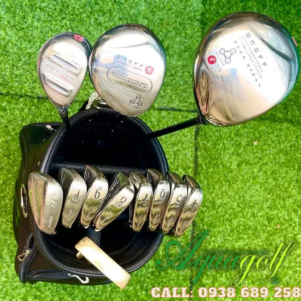 Bộ gậy đánh golf cũ Nam Mizuno SilverCup Steel R