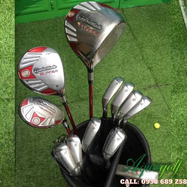 Bộ gậy đánh golf cũ Nam TaylorMade Burner S