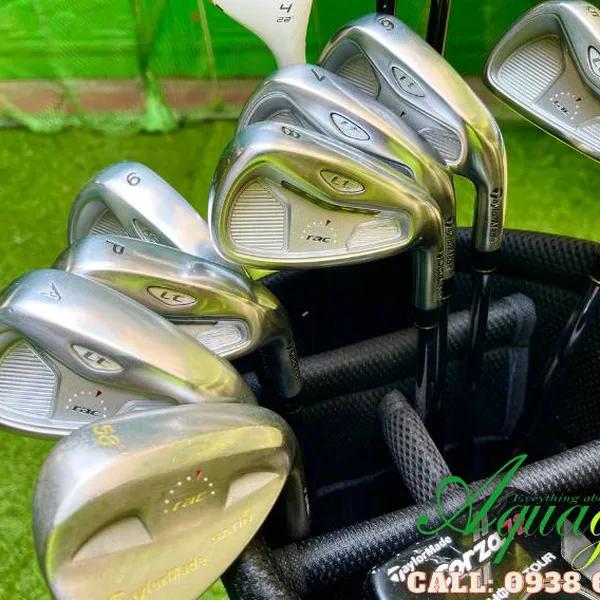 Bộ gậy đánh golf cũ Nam TaylorMade RAC Steel S