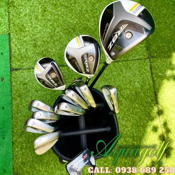 Bộ gậy đánh golf cũ Nam TaylorMade RAC Steel S