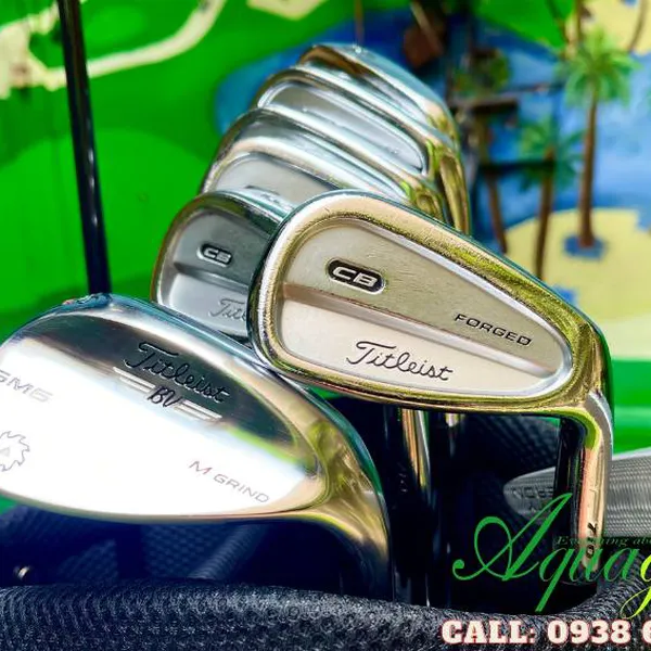 Bộ gậy đánh golf cũ Nam Titleist CB710 KBS Tour S