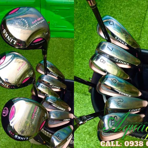 Bộ gậy đánh golf cũ Nữ St Andrew Scotland LINKS