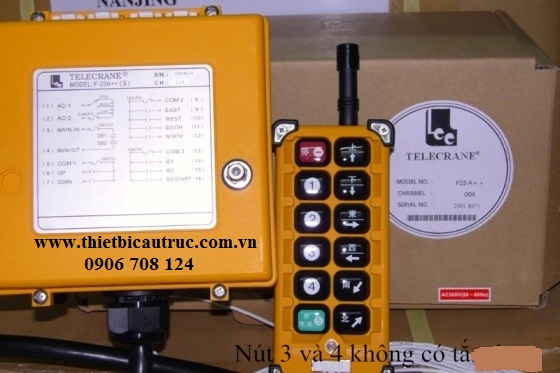 bộ điều khiển từ xa 2 móc cẩu bộ điều khiển từ xa 2 móc cẩu