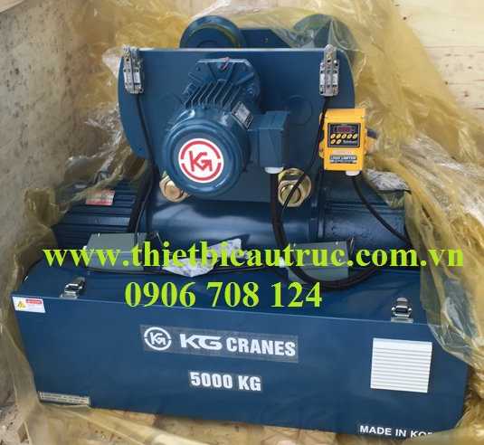 Palang cáp điện dầm đơn 1 tấn Palang cáp điện dầm đơn 1 tấn