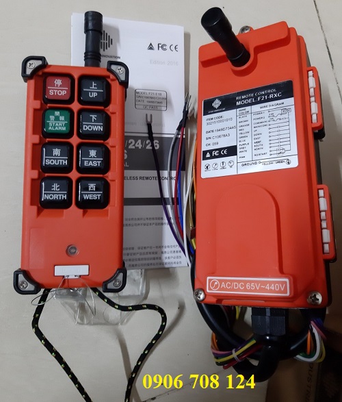 Remote cầu trục không dây xưởng kính Remote cầu trục không dây xưởng kính