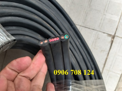 Cáp dẹp mềm 4C x 6 + 4C x 1.5 mm Cáp dẹp mềm 4C x 6 + 4C x 1.5 mm